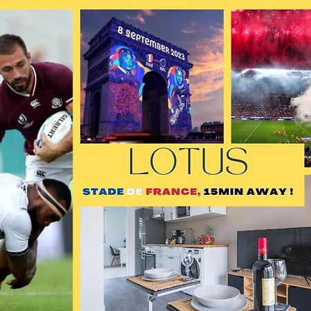 Le Lotus - Self Checkin - 20Min From Paris - Free Parking Around Leilighet Drancy Eksteriør bilde