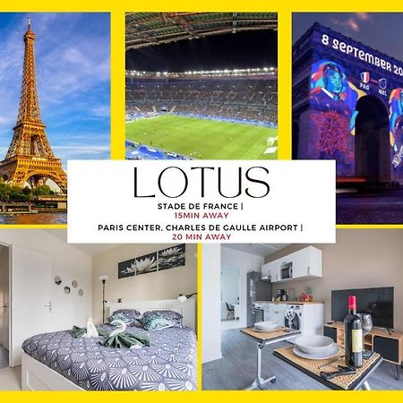 Le Lotus - Self Checkin - 20Min From Paris - Free Parking Around Leilighet Drancy Eksteriør bilde