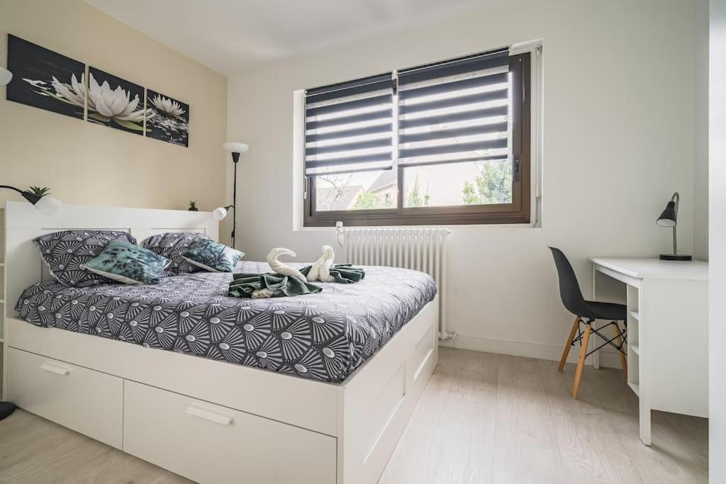 Le Lotus - Self Checkin - 20Min From Paris - Free Parking Around Leilighet Drancy Eksteriør bilde